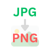 Menu Convert JPG to PNG